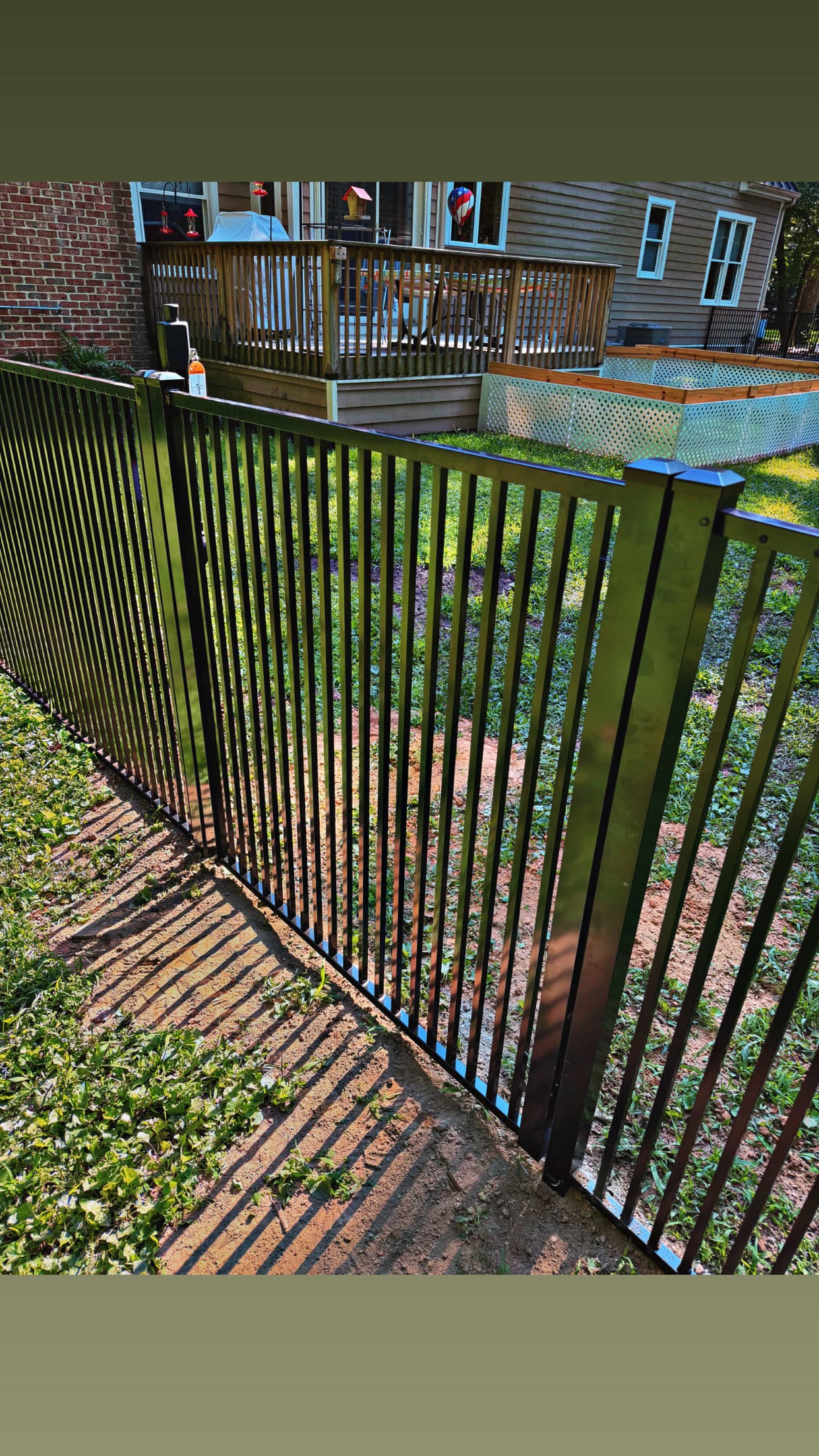 Extra-Picket Aluminum Fence Built for Small Dogs
