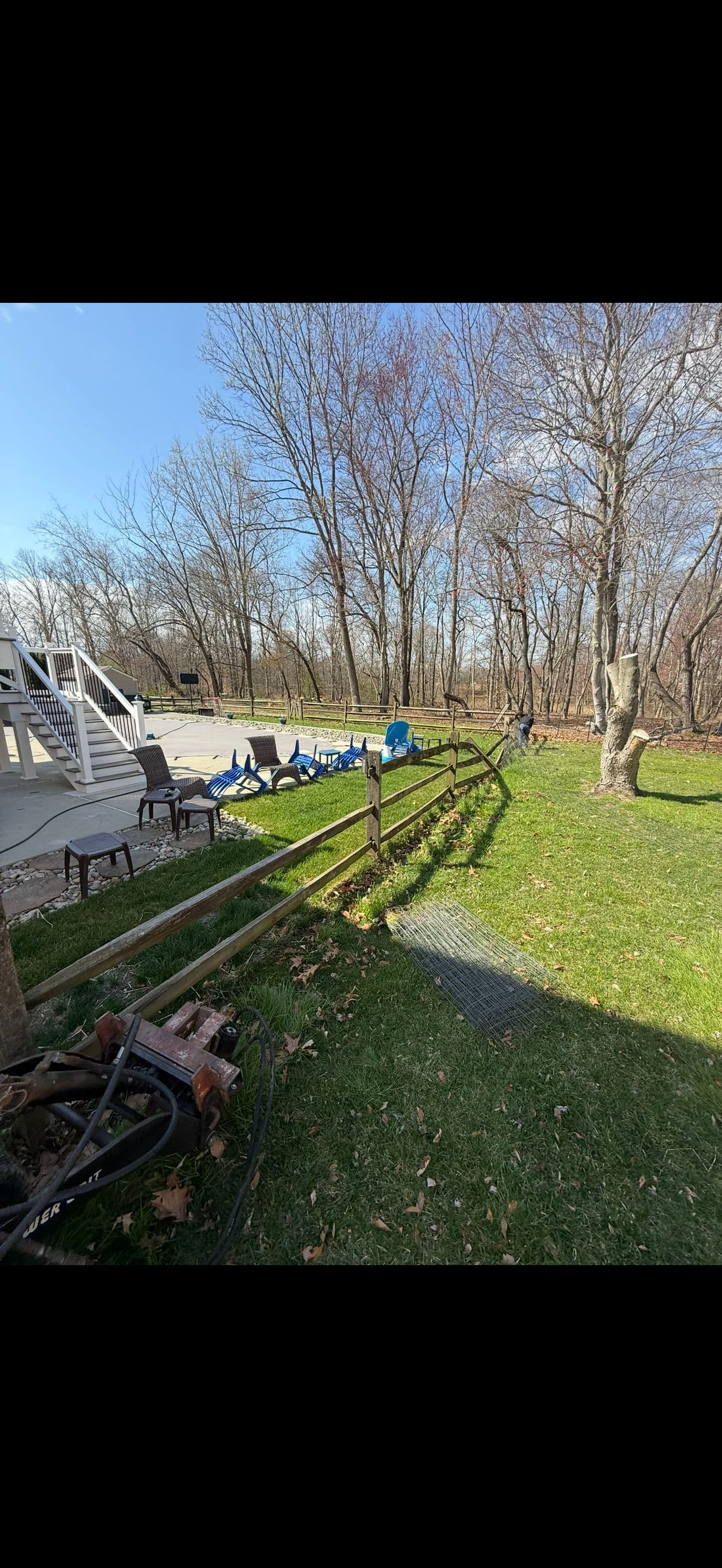 Old Wood Fence Gone - Full Aluminum Upgrade Installed