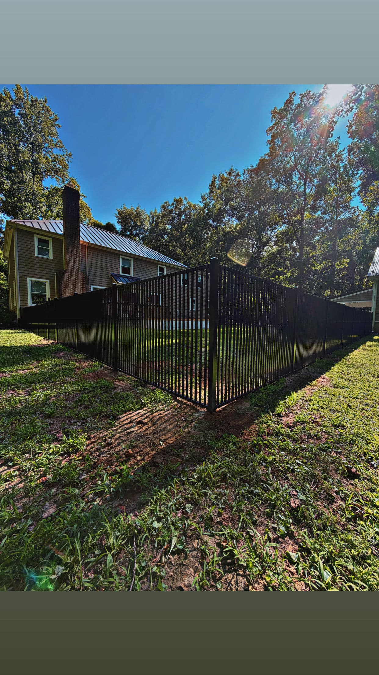 Extra-Picket Aluminum Fence Built for Small Dogs