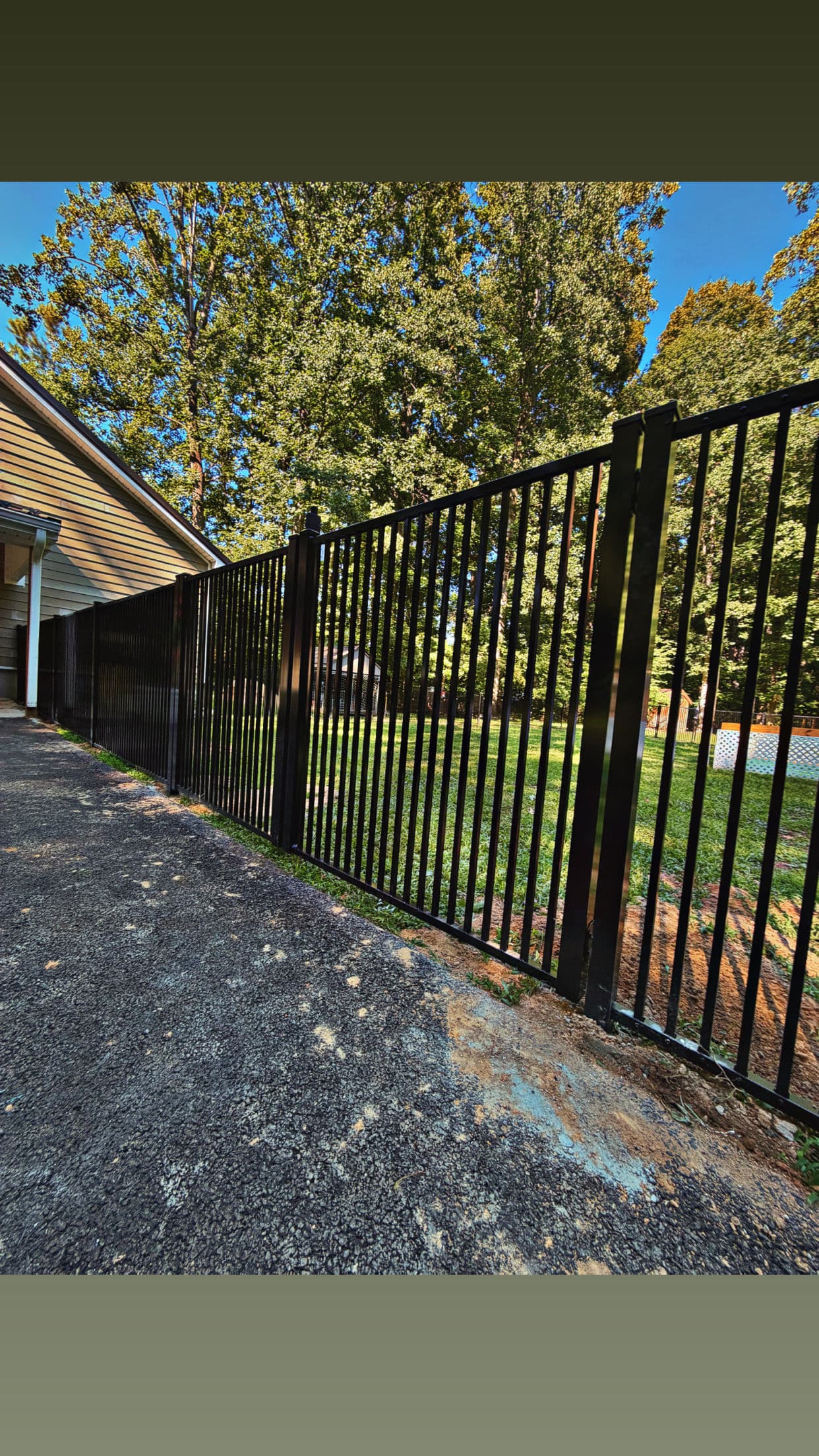 Extra-Picket Aluminum Fence Built for Small Dogs