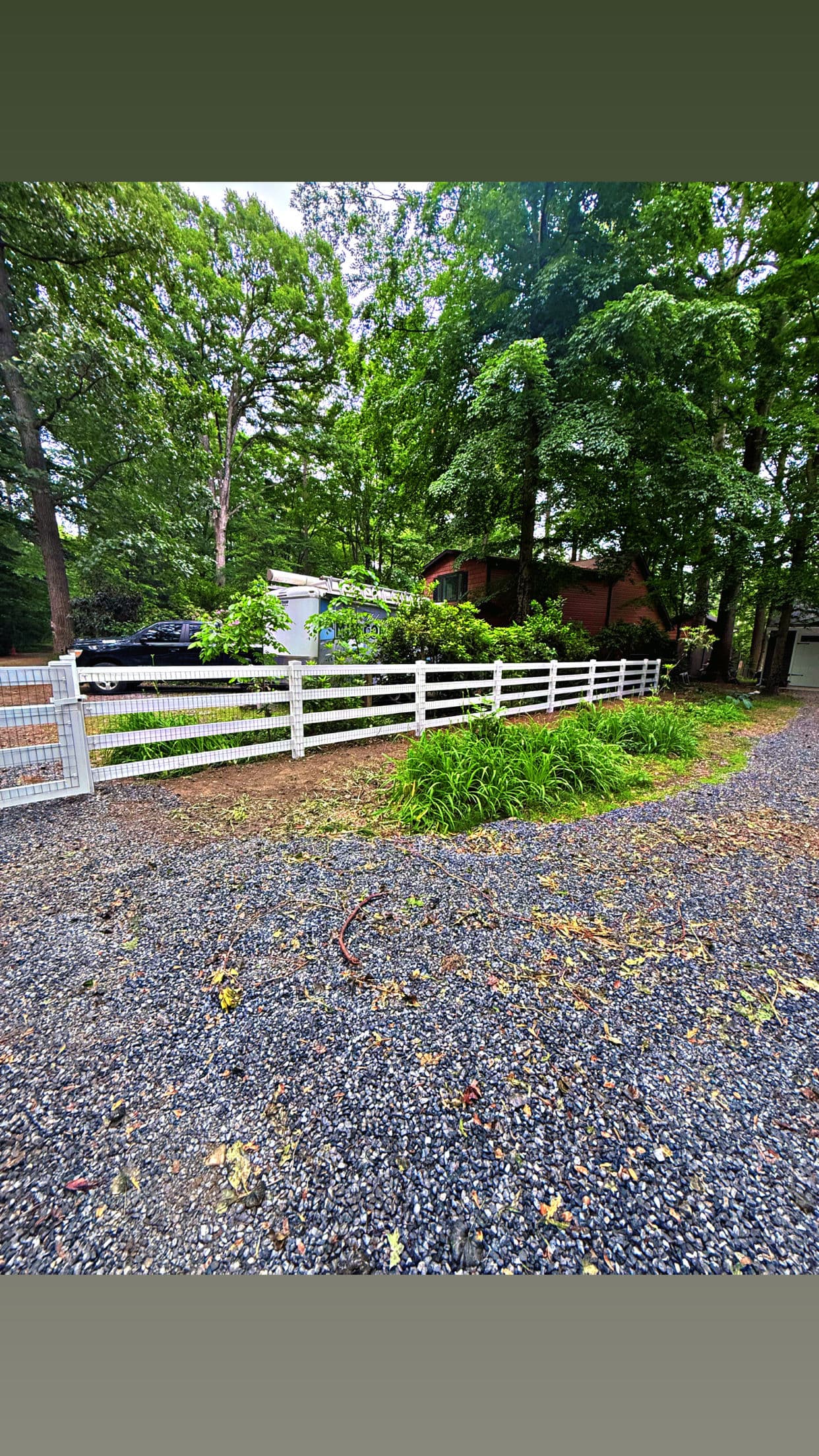 Custom Vinyl Ranch Rail Fence and Gate Installation That Does It All