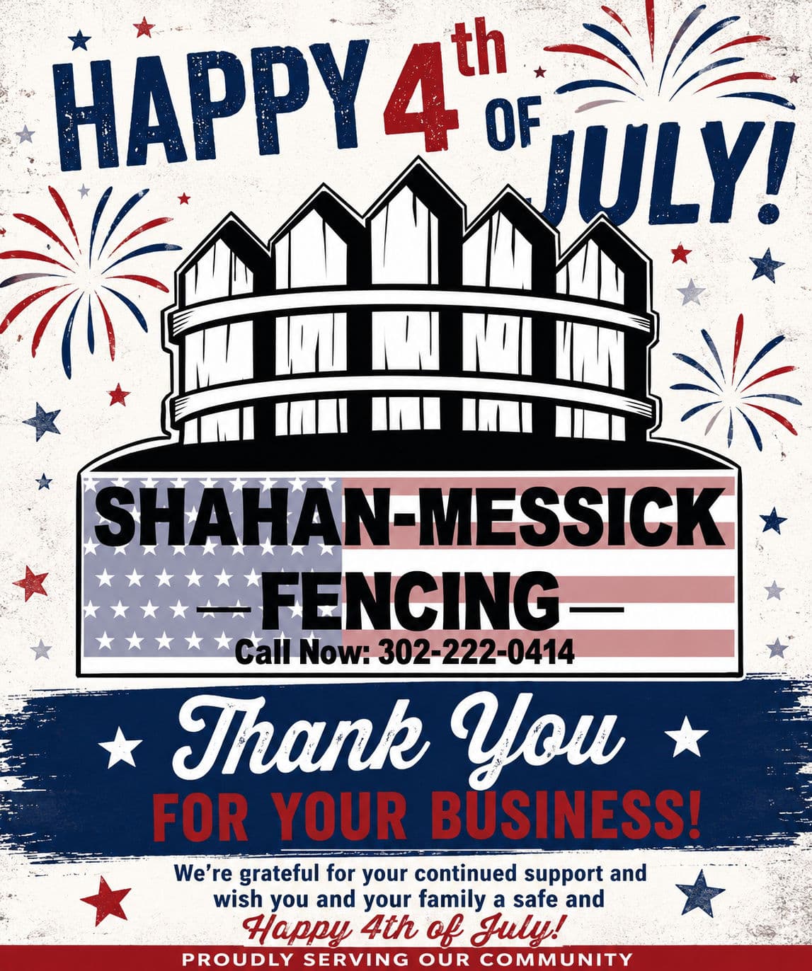 Happy 4th of July from Shahan-Messick Fencing